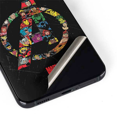 Marvel Classic Comics Avengers Logo Galaxy S22 Skin